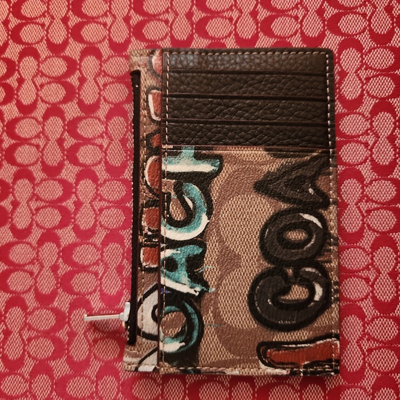 Graffiti Card Holder Wallet - Picture 1 of 7